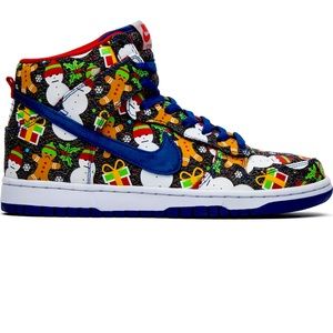 Concepts x SB Dunk Pro High GS 'Ugly Christmas Sweater